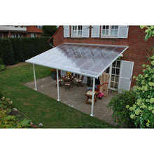 Palram - Canopia | 13 ft Wide Feria Patio Cover - White Clear - HG9214