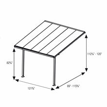 Palram - Canopia | 10 ft Wide Feria Patio Cover - White White - HG9310