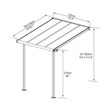 Palram - Canopia | Sierra Patio Cover - 7.5ft Wide - HG9075