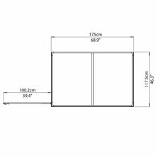 Palram - Canopia | SkyLight 4' x 6' Polycarbonate Lean-To Storage Shed - Gray - HG9600T