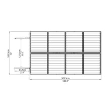 Palram - Canopia | SkyLight Polycarbonate Storage Shed - 6' Wide - HG9603T