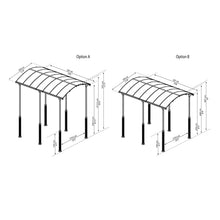 Palram - Canopia | Arcadia Alpine  RV Carport 12x16x11.5 ft - HG9125