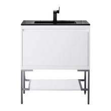 James Martin Vanities Milan 31.5" Single Vanity Cabinet - 801V31.5GWRGDCHB