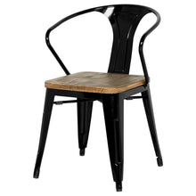 New Pacific Direct Metropolis Metal Arm Chair, (Set of 4) 938730-B - 938730-B