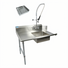 BK Resources BKSDT-72-R-SS-P3-G Compartment Sinks - BKSDT-72-R-SS-P3-G