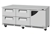 Turbo Air TUR-72SD-D4R(L)-FB-N Super Deluxe Reach-in Refrigerators - TUR-72SD-D4R(L)-FB-N