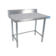 BK Resources SVTR5OB-9630 Stainless Steel Prep Tables - SVTR5OB-9630