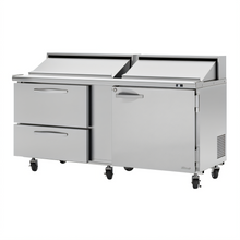 Turbo Air PST-72-D2R(L)-N PRO Prep Tables - PST-72-D2R(L)-N