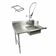 BK Resources BKSDT-72-L-P2-G Compartment Sinks - BKSDT-72-L-P2-G