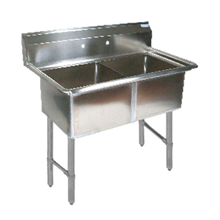 BK Resources BKS6-2-24-14S Compartment Sinks - BKS6-2-24-14S