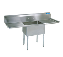 BK Resources BKS-1-1824-14-24T Compartment Sinks - BKS-1-1824-14-24T