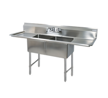 BK Resources BKS-2-18-12-18T Compartment Sinks - BKS-2-18-12-18T