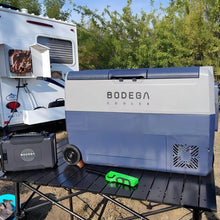 BODEGAcooler 12V Fridge 64qt/60L with Wheels Dual Zone T60