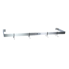 John Boos PRW15 Wall Mount 120" Single Bar Pot Rack - JBPRW15