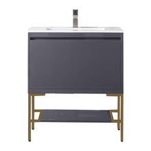 James Martin Vanities Milan 31.5" Single Vanity Cabinet - 801V31.5GWRGDCHB
