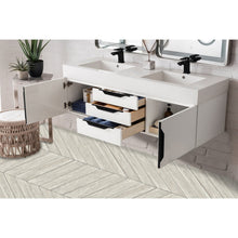 James Martin Vanities Mercer Island 59" Double Vanity - 389-V59D-AGR-G-DGG