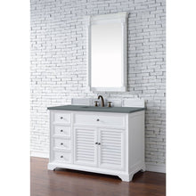 James Martin Vanities Savannah 48" Bright White Single Vanity - 238-104-V48-BW-3AF