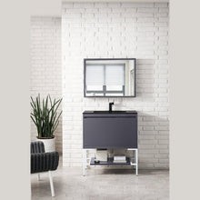 James Martin Vanities Milan 31.5" Single Vanity Cabinet - 801V31.5GWRGDCHB