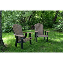 QW Amish Adirondack Chair - Wood Grain Poly - 121L-AHBC2400