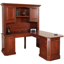 QW Amish Buckingham 68" Corner Desk w/ Optional Hutch - 450C-BUC-102-RP8