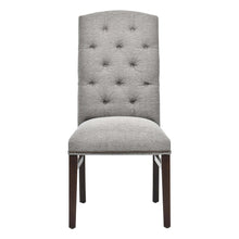 QW Amish Florence 7pc Set w/ Upholstered Chairs - 371Y-FLORENCE|258M-DAL-404-TUFTED(D)-SIDE-1/2SIDE BY SIDE,06 OLD GOLD,SO-PRE-ADD STRETCH