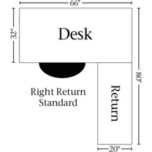 QW Amish Freemont Mission 66"x80" L-Shape Desk with Optional Hutch - 126N-FMRD32