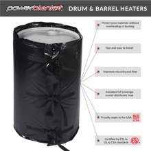 Powerblanket BH55RR-100 55 Gallon Insulated Drum Heater 100°F Fixed New - BH55RR-100