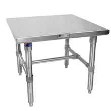 John Boos S16MS03 Open Base 30" Equipment Stand for Mixer and Slicer - JBS16MS03