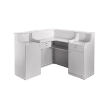 Salon Ambience Smart Italian Reception Desk w/ LED Light  -  RD216