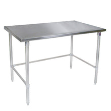 John Boos ST6-3060SBK Open Base 60"W x 30"D Stainless Steel Work Table - JBST63060SBK
