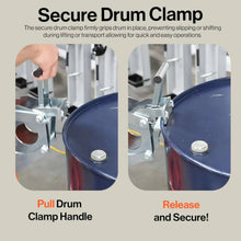Super Handy GUO138 Hydraulic Drum Lifter for 55 Gal. Drums 550 Lbs Capacity New - GUO138