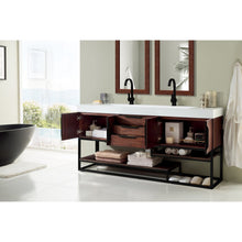 James Martin Vanities Columbia 72" Double Vanity - 388-V72D-AGR-MB-DGG