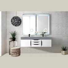 James Martin Vanities Mercer Island 59" Double Vanity - 389-V59D-AGR-G-DGG