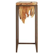 New Pacific Direct Jansen Reclaimed Teak Root High Side/ End Table, Natural  - 9600028