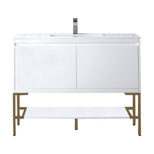 James Martin Vanities Milan 47.3" Single Vanity Cabinet - 801V47.3GWRGDCHB