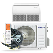 Pioneer Quantum Ultra 22,200 BTU 20 SEER2 230V Floor/Ceiling/Low-Wall Ductless Mini-Split Air Conditioner Inverter Heat Pump Full Set - UYT024GLSI24RL-10S