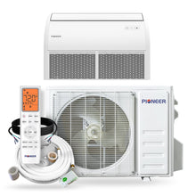 Pioneer Quantum Ultra 18,000 BTU 20.5 SEER2 230V Floor/Ceiling/Low-Wall Ductless Mini-Split Air Conditioner Inverter Heat Pump Full Set - UYT018GLSI24RL-10S