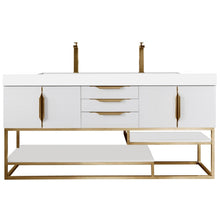 James Martin Vanities Columbia 72" Double Vanity - 388-V72D-AGR-MB-DGG