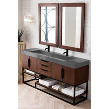 James Martin Vanities Columbia 72" Double Vanity - 388-V72D-AGR-MB-DGG