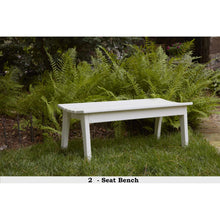 Uwharrie Chair’s Outdoor Behrens Bench -  B097, B098, or B099