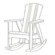 Uwharrie Chair’s Outdoor Carolina Preserves Rocking Chair  - C012