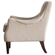 New Pacific Direct Marlene Velvet Fabric Tufted Accent Chair 1900121-346