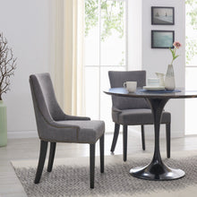 New Pacific Direct Charlotte KD Fabric Dining Chair, (Set of 2) 108237-SH-B