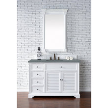 James Martin Vanities Savannah 48" Bright White Single Vanity - 238-104-V48-BW-3AF