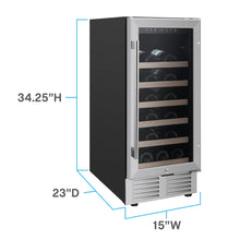 Avanti 30 Bottle Wine Cooler - WCS31Z3S-IS