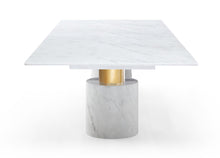 Whiteline Modern Living Geneva Extra Large Dining Table Cylinder -DT1640XL-GLD