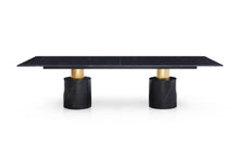 Whiteline Modern Living Geneva Extra Large Dining Table Cylinder -DT1640XL-GLD