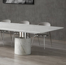 Whiteline Modern Living Geneva Extra Large Dining Table Cylinder -DT1640XL-GLD