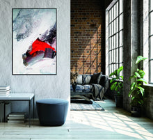 Whiteline Modern Living Rojo Canvas - AW1870