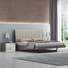 Whiteline Mods -  Berlin Bed King - BK1754-CNUT/LGRY